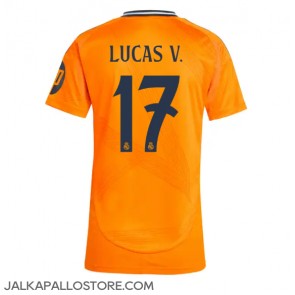 Real Madrid Lucas Vazquez #17 Vieraspaita Naisten 2024-25 Lyhythihainen